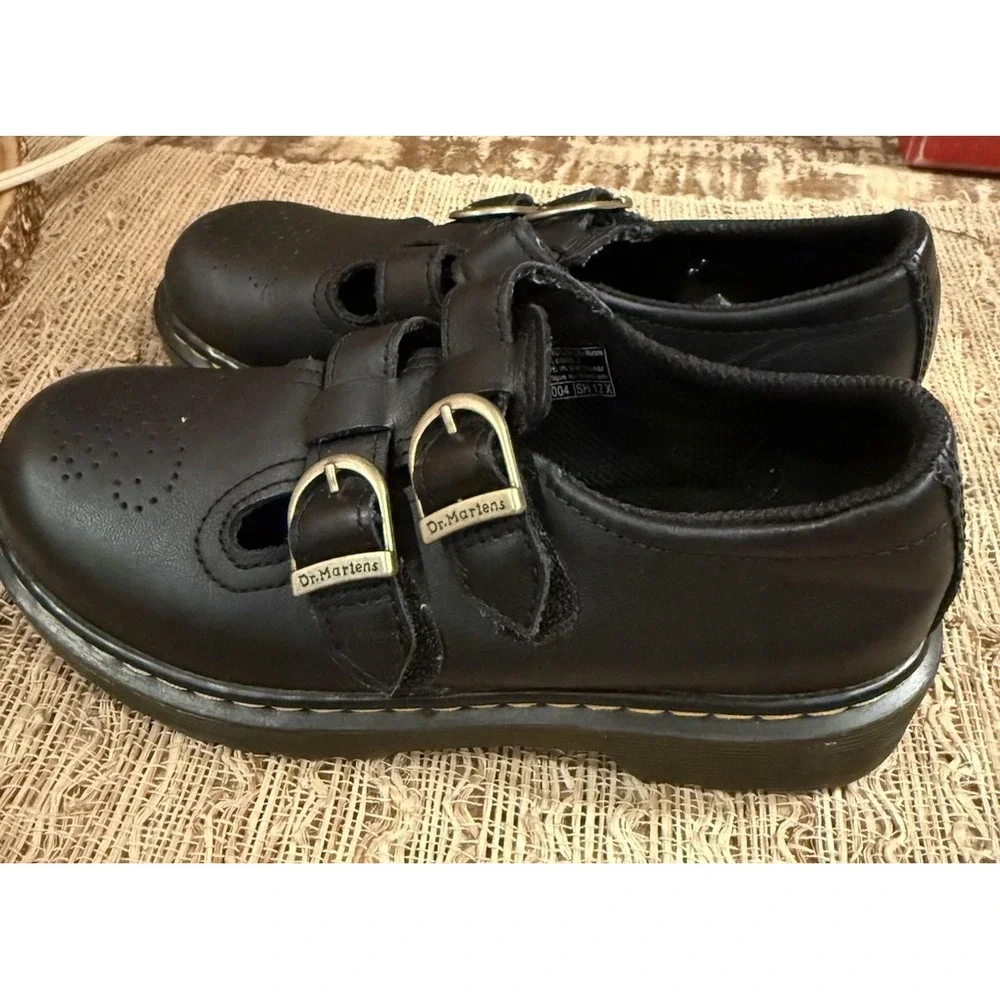 Girl's Dress Shoes Dr. Martens 8065 T‎ Bar Mary Jane Sz-2